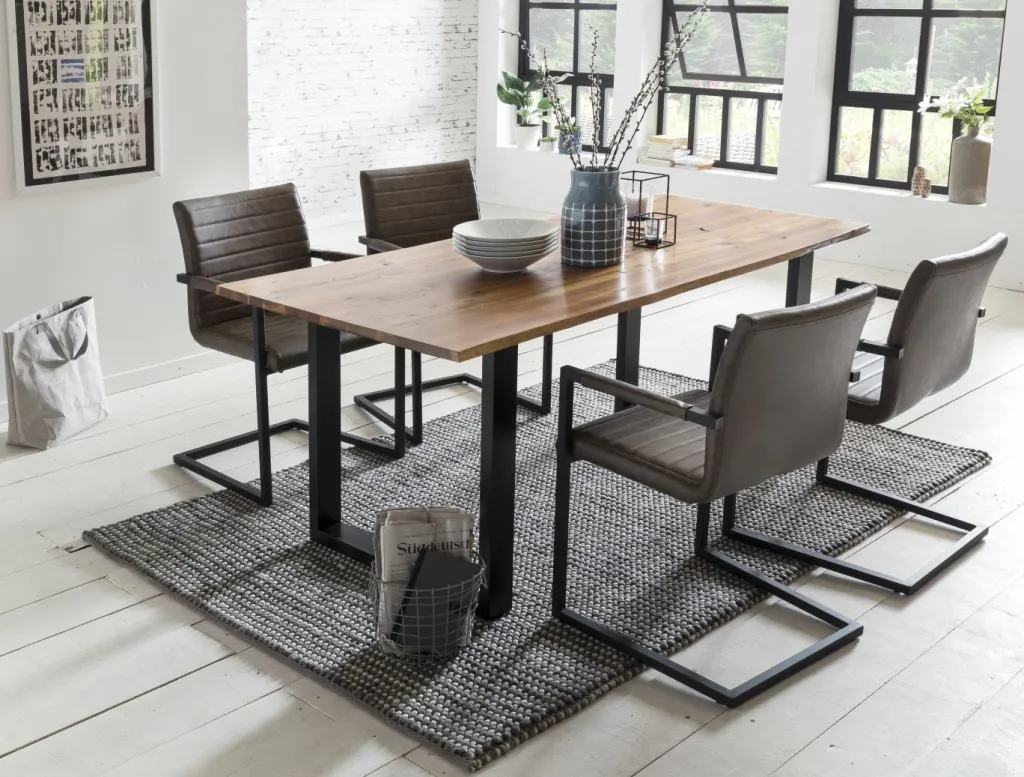 Lot de 2 chaises à piètement luge SUKARAJA-Salesfever Hot