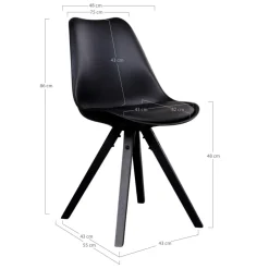 Lot de 2 chaises BERGEN