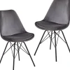 Lot de 2 chaises de salle à manger WOHNLING-Skyport Best