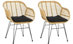 Lot de 2 chaises KUPANG-Salesfever Best