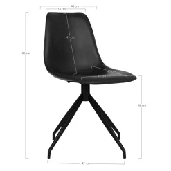 Lot de 2 chaises MONACO