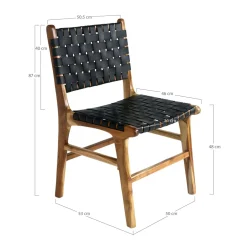 Lot de 2 chaises PERUGIA-House Nordic Best