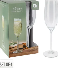 Lot de 4 coupes à champagne KITCHEN