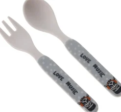 Lot de 2 couverts pour enfant motif jungle KIDS-Koopman Discount