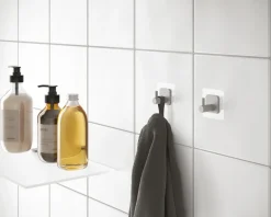 Lot de 2 crochets à coller U-FIX