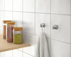 Lot de 2 crochets à coller U-FIX