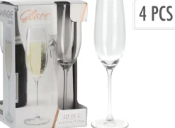 Lot de 4 flûtes à champagne EH