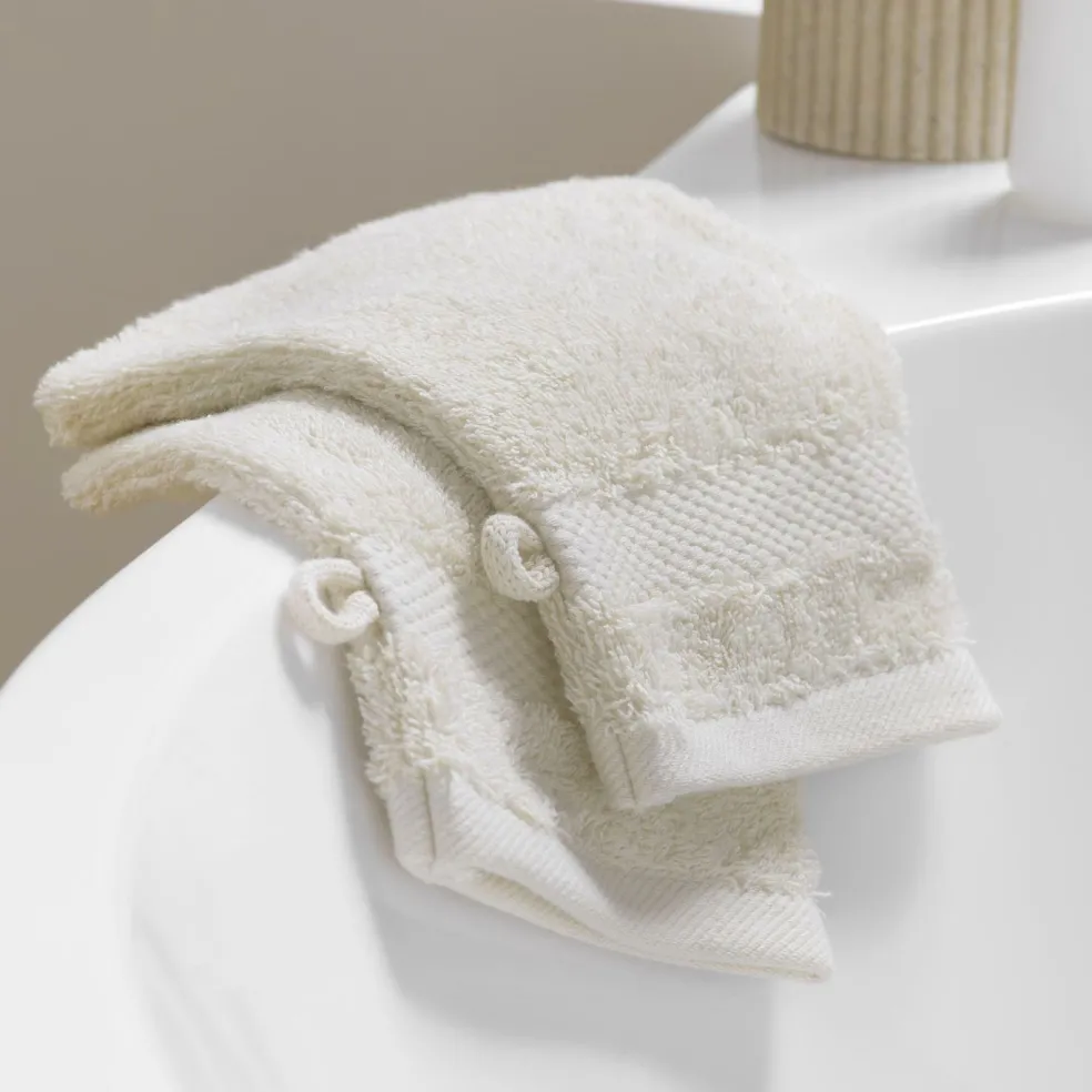 Lot de 2 gants de toilette UNI
