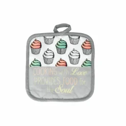 Lot de 2 maniques à motifs MUFFIN