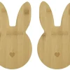 Lot de 2 planchettes tête de lapin EASTER