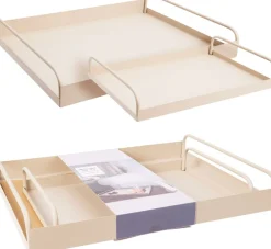 Lot de 2 plateaux avec poignées EH