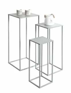 Lot de 3 sellettes porte-plantes VALLETTA 2-Haku New