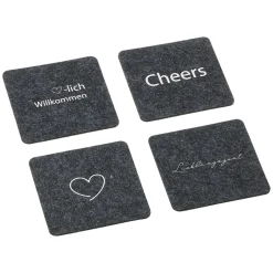 Lot de 4 sous-verres FILZ-Cepewa Hot