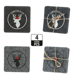 Lot de 4 sous-verres Schwarzwaldliebe FILZ-Cepewa Best
