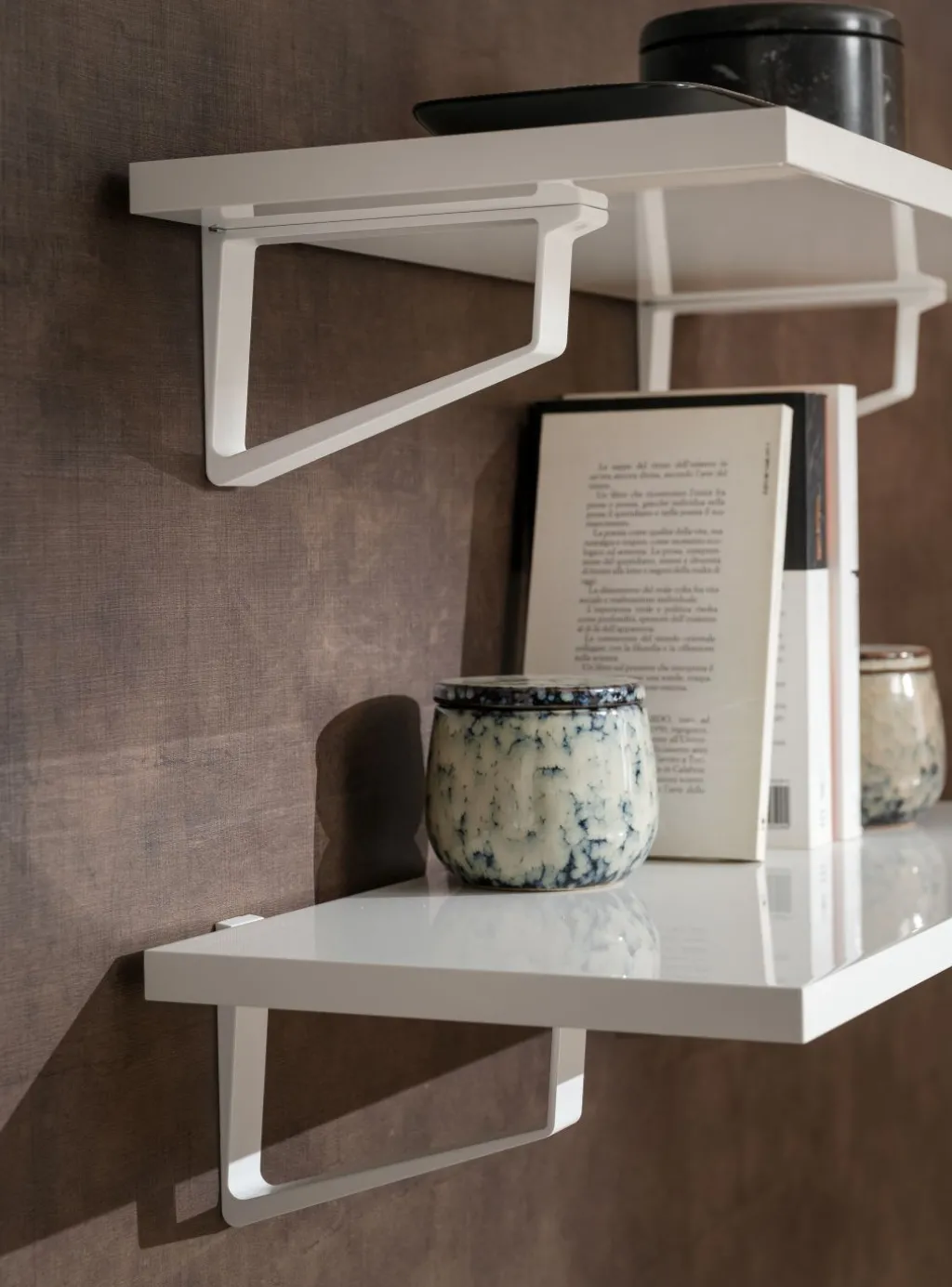 Lot de 2 supports pour étagère ODERZO-Format Best