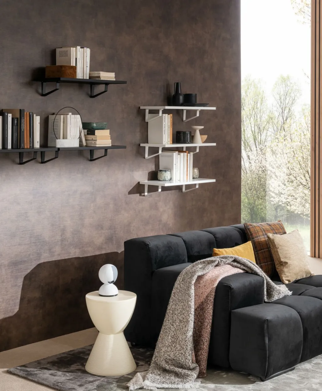 Lot de 2 supports pour étagère ODERZO-Format Best