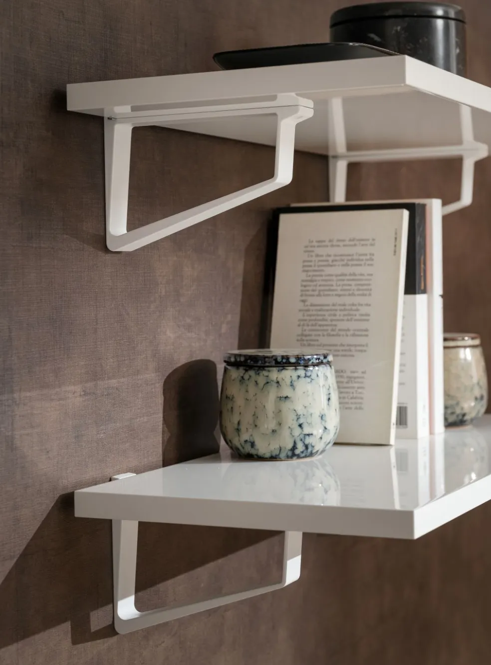 Lot de 2 supports pour étagère ODERZO