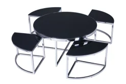 Lot de 5 tables basses C90-Euro Tische