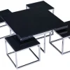 Lot de 5 tables basses C94-Euro Tische Clearance