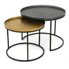 Lot de 2 tables basses COLIN