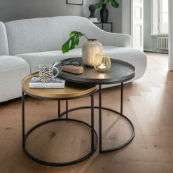 Lot de 2 tables basses COLIN