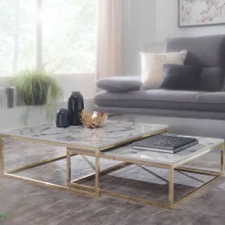 Lot de 2 tables basses DOI KHUN NAM-Skyport Online