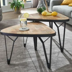 Lot de 2 tables basses DOI KIAULOM-Skyport Discount