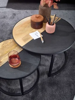 Lot de 2 tables basses DOI KIO RAI-MONG-Skyport Clearance