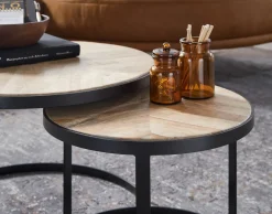 Lot de 2 tables basses DOI KIO RAI-MONG-Skyport Sale