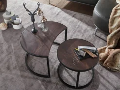 Lot de 2 tables basses DOI KHON RONG-Skyport Discount