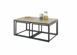 Lot de 3 tables basses gigognes HARRY