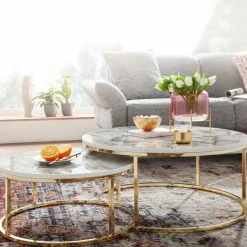 Lot de 2 tables basses LAM LUK KA-Skyport Hot