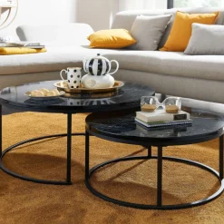 Lot de 2 tables basses LAM LUK KA-Skyport Sale