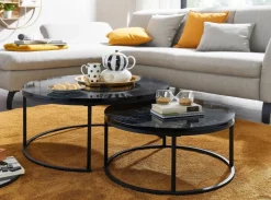 Lot de 2 tables basses LAM LUK KA-Skyport Sale