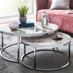 Lot de 2 tables basses LAM LUK KA