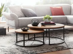 Lot de 2 tables basses MEKONG