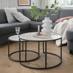 Lot de 2 tables basses SANTOS