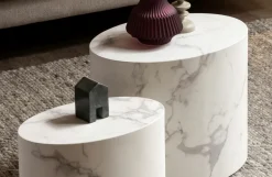 Lot de 2 tables basses TANGERANG-Salesfever Outlet