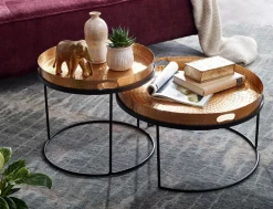 Lot de 2 tables basses YALA