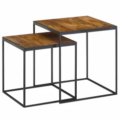 Lot de 2 tables d'appoint BURI RAM-Skyport Hot