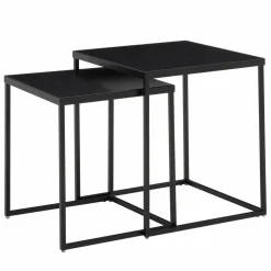 Lot de 2 tables d'appoint BURI RAM