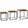 Lot de 3 tables d'appoint BURI RAM-Skyport Clearance