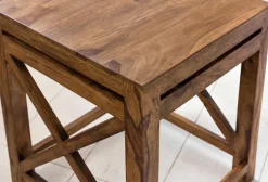 Lot de 2 tables d'appoint KAMPHAENG PHET-Skyport Outlet