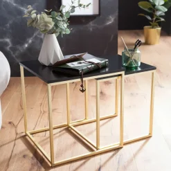 Lot de 2 tables d'appoint LAMPHUN-Skyport Best