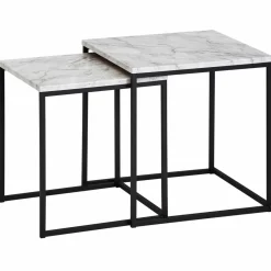 Lot de 2 tables d'appoint LAMPHUN-Skyport Online
