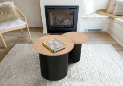 Lot de 2 tables d'appoint TORGNY-Möbilia Hot