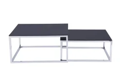 Lot de 2 tables gigognes C89S-Euro Tische Outlet