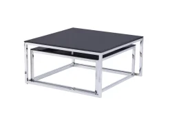 Lot de 2 tables gigognes C89S-Euro Tische Outlet