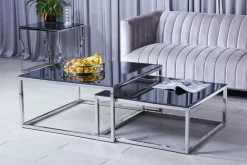 Lot de 2 tables gigognes C89S-Euro Tische Outlet