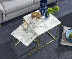 Lot de 2 tables gigognes LAMPHUN-Skyport Best